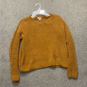 Mustard Knit Sweater